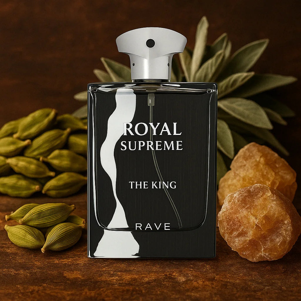Royal Supreme King Rave Eau de Parfum Unisex con fondo de salvia