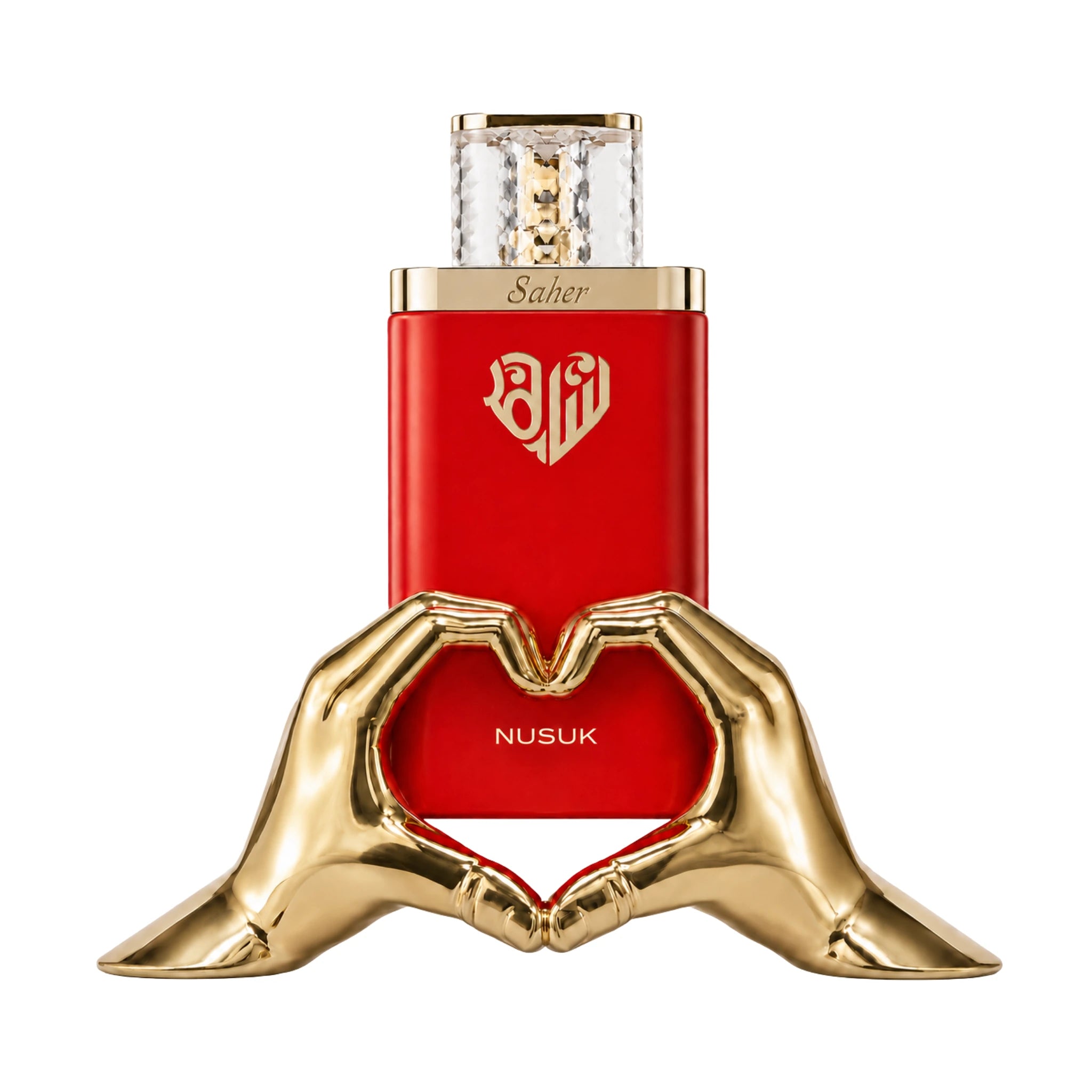 Botella de Saher Nusuk Extrait de Parfum