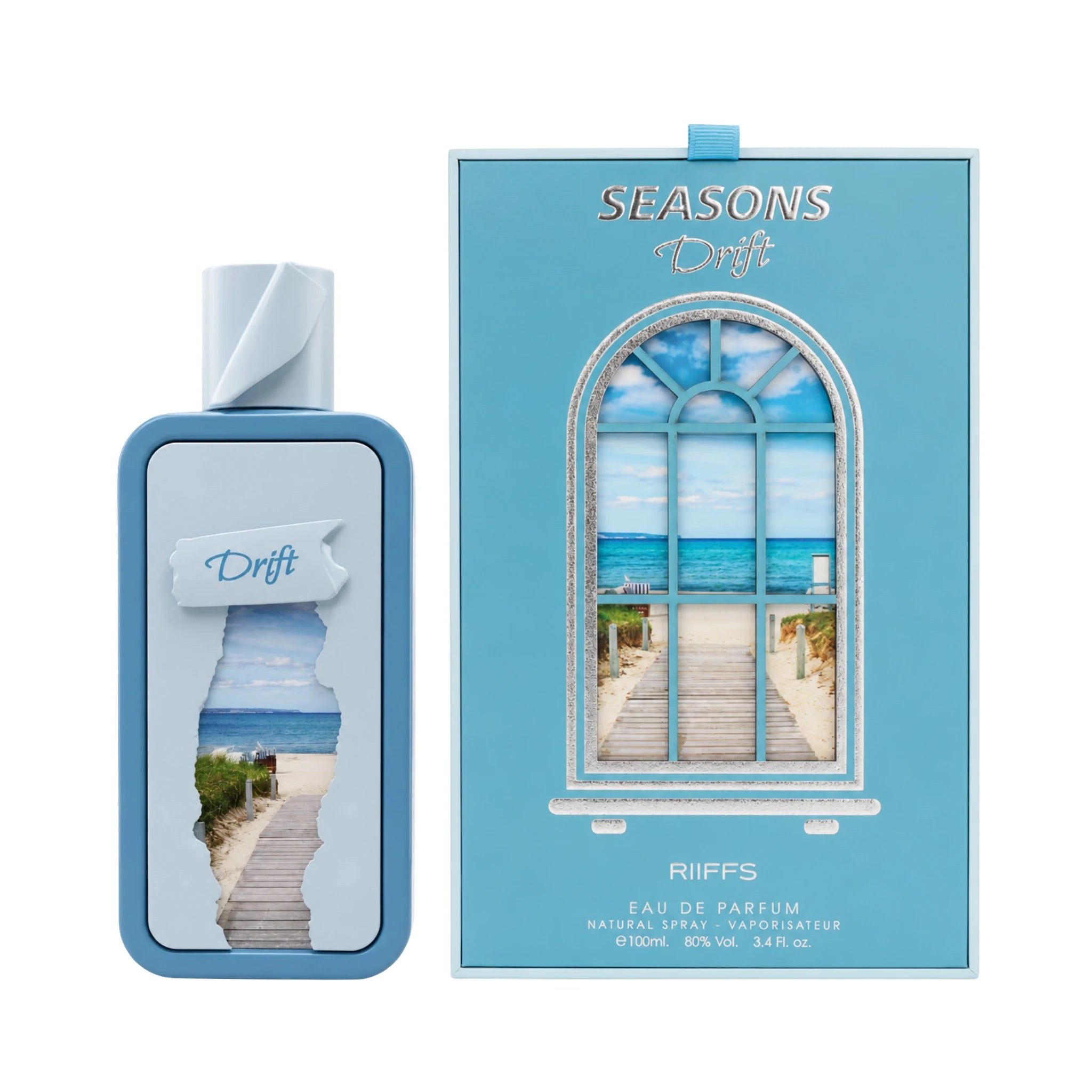 Seasons Drift Riiffs Eau de Parfum con botella y caja