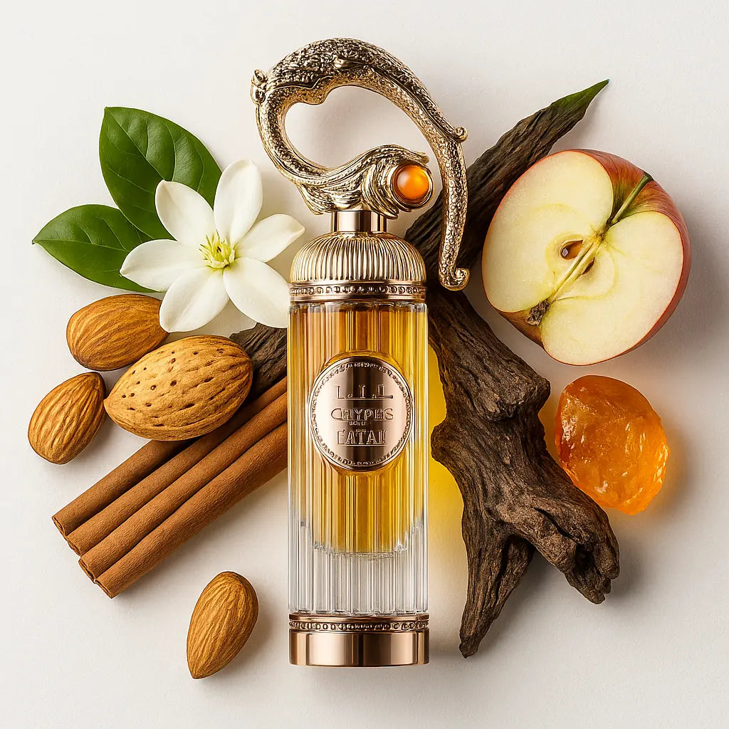 Sehr_Lattafa_Eau_de_Parfum_Unisex_Fondo_Blanco_Almendra_Canela_Akigalawood_Pomarose_Jazmin_Vainilla_Haba_Ambar