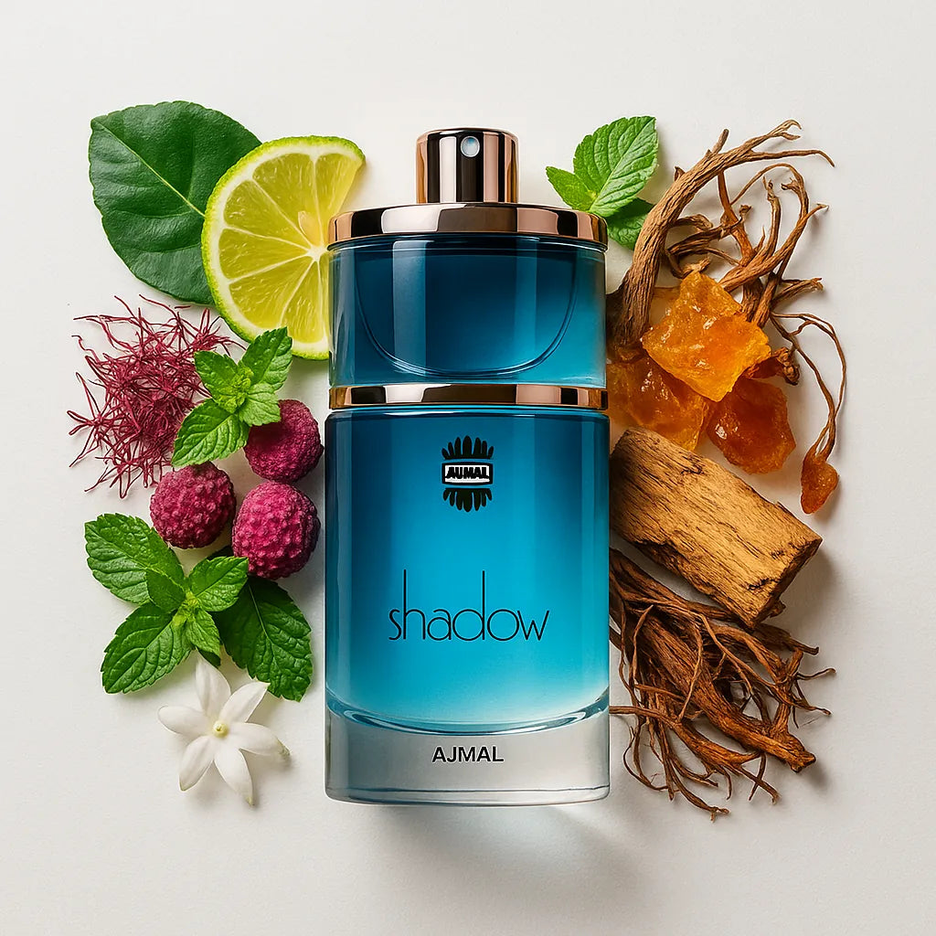 Shadow_II_Ajmal_Eau_de_Parfum_Para_Hombre_Fondo_Blanco_Azafran_Cedro