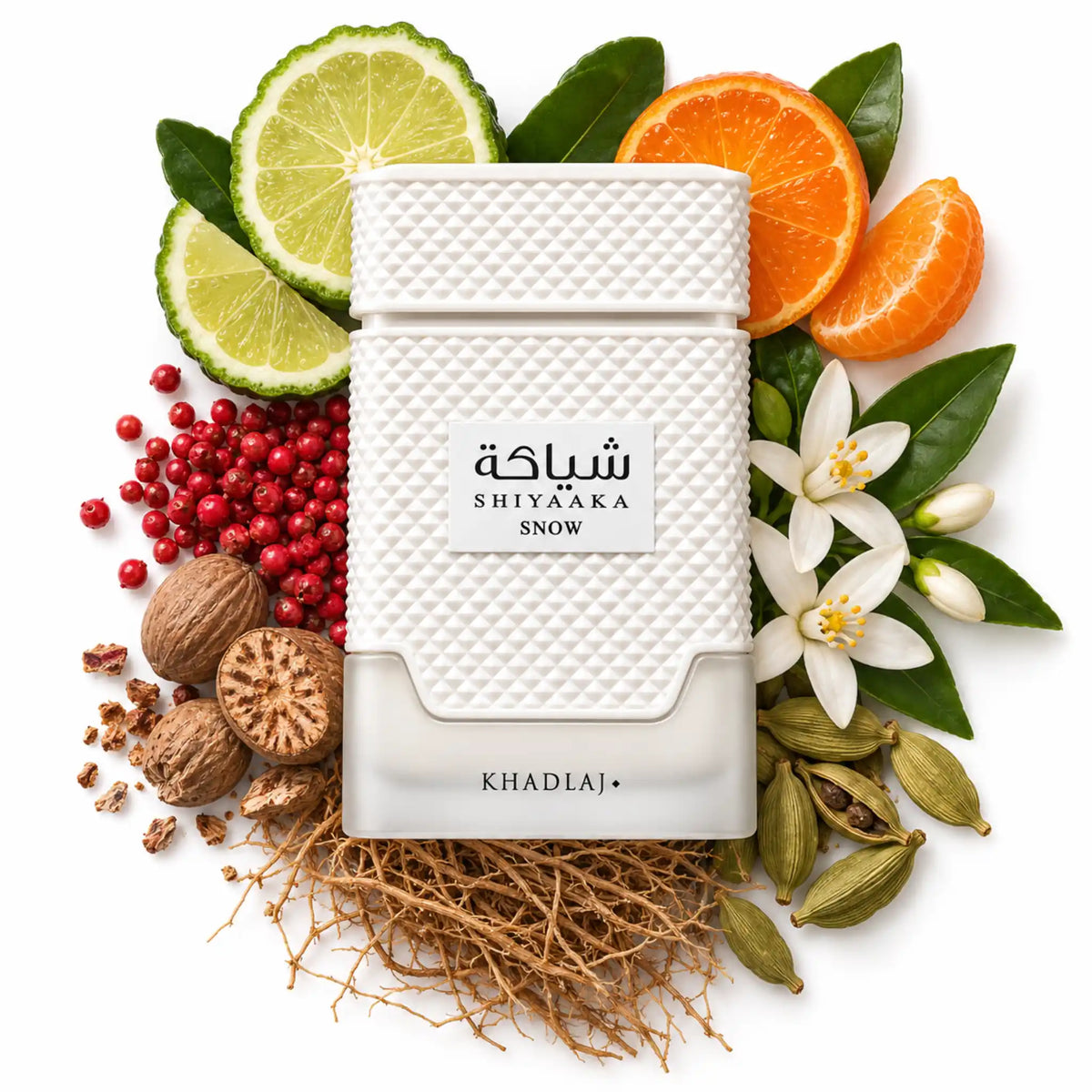 Ingredientes de Shiyaaka Snow Khadlaj Eau de Parfum