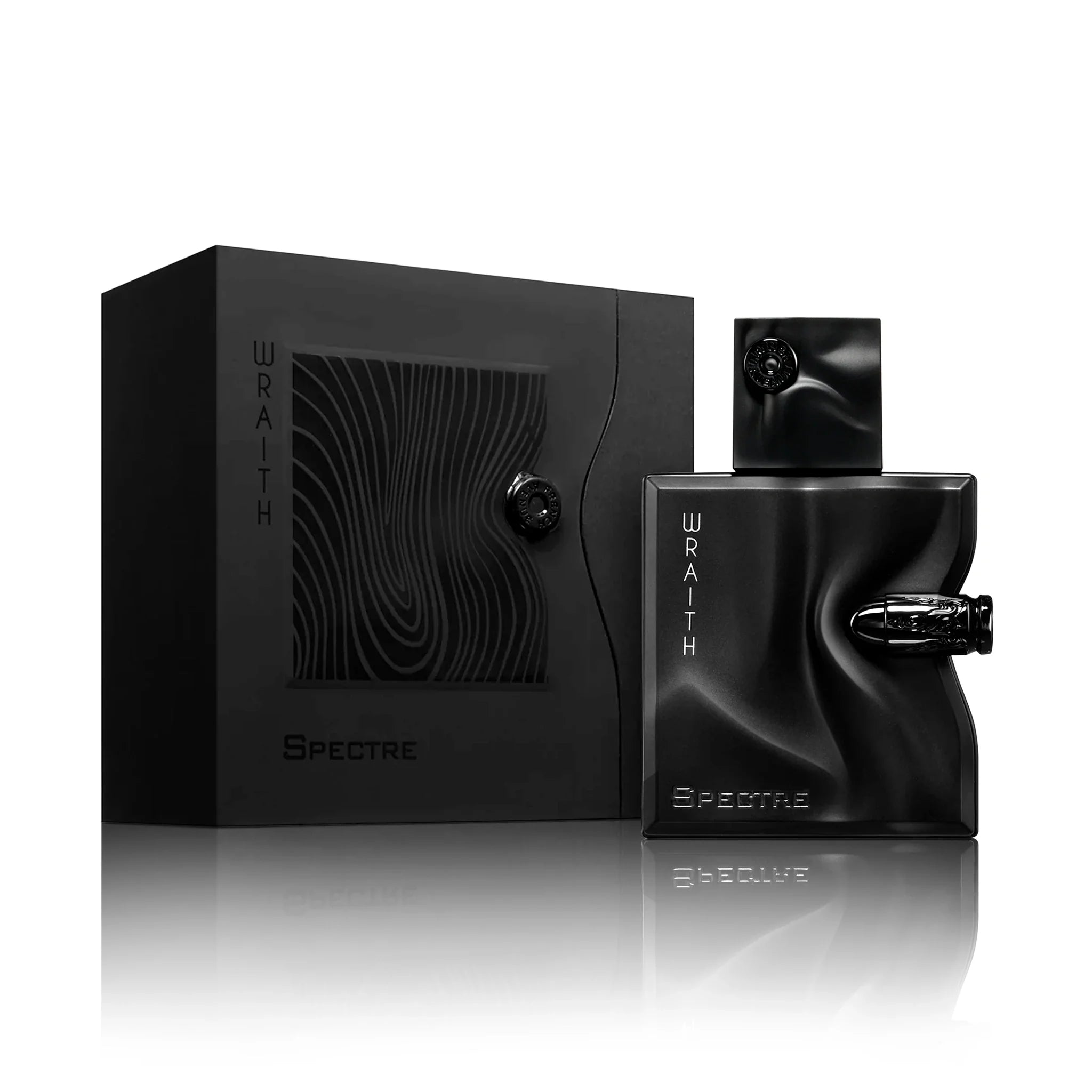 Frasco y caja de Spectre Wraith French Avenue Eau de Parfum Para Hombre