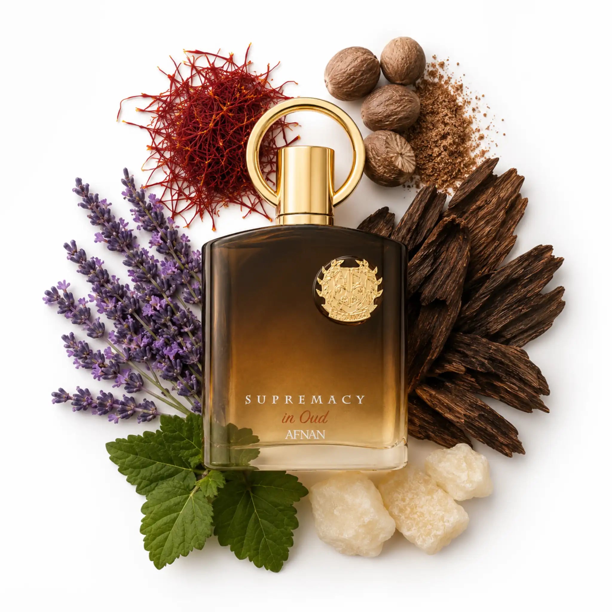 Supremacy_in_Oud_Afnan_Eau_de_Parfum_Unisex_Fondo_Blanco_Azafran_Nuez_Lavanda_Madera_Dulce_Pachuli_Almizcle