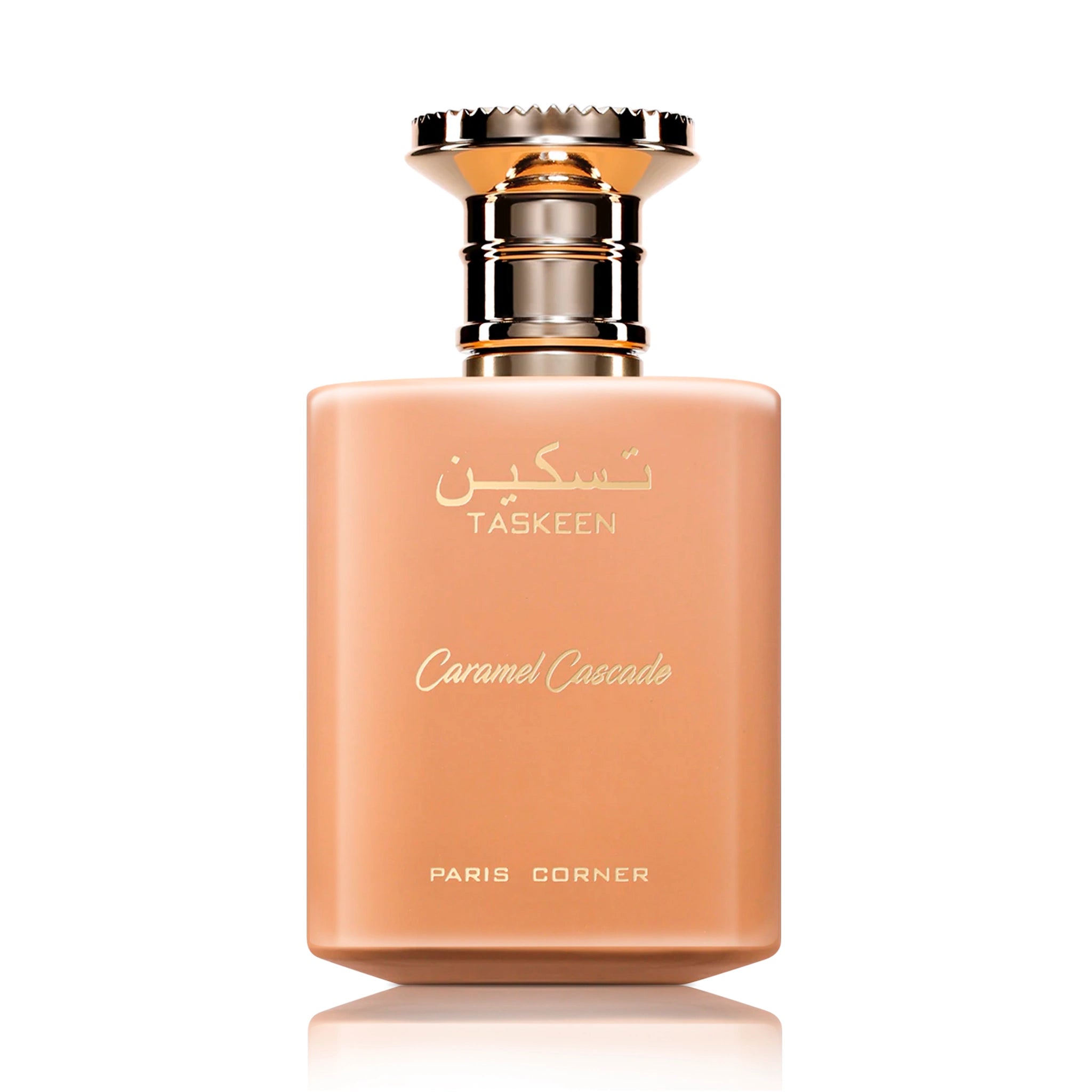 Frasco de Taskeen Caramel Cascade Paris Corner Eau de Parfum Para Mujer