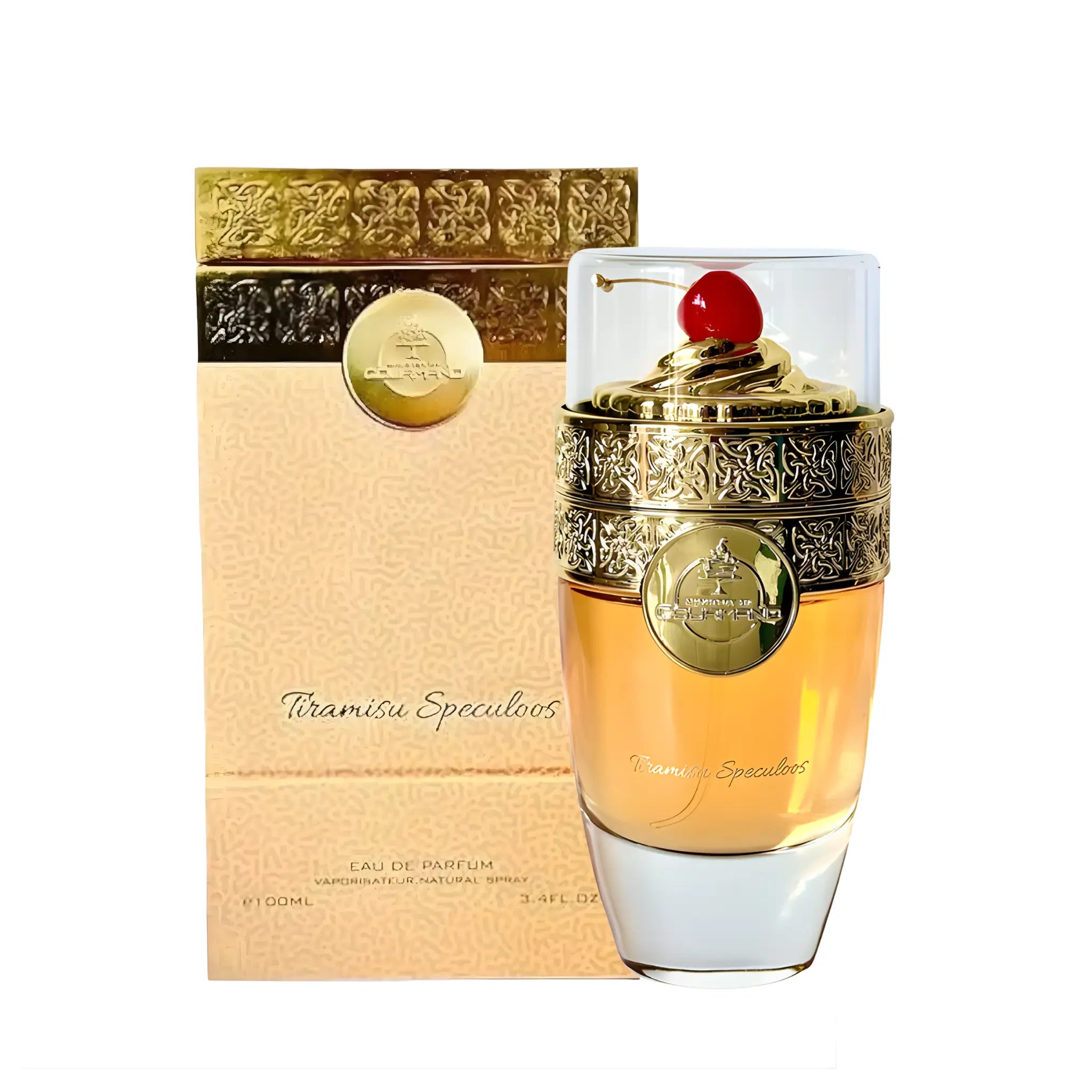 Frasco y caja de Tiramisu Speculoos Paris Corner Eau de Parfum Para Mujer