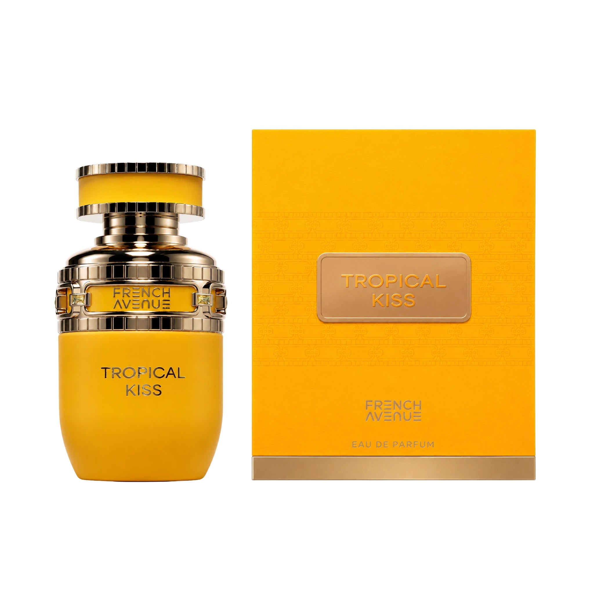 Caja y botella de Tropical Kiss French Avenue Eau de Parfum