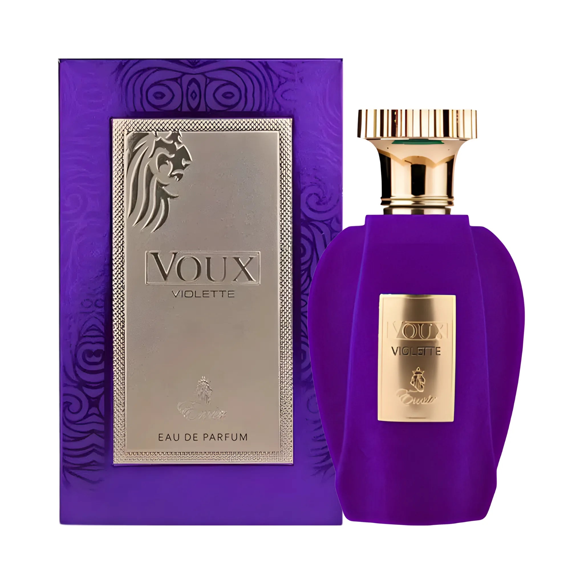 Frasco y caja de Voux Violette Paris Corner Eau de Parfum Unisex