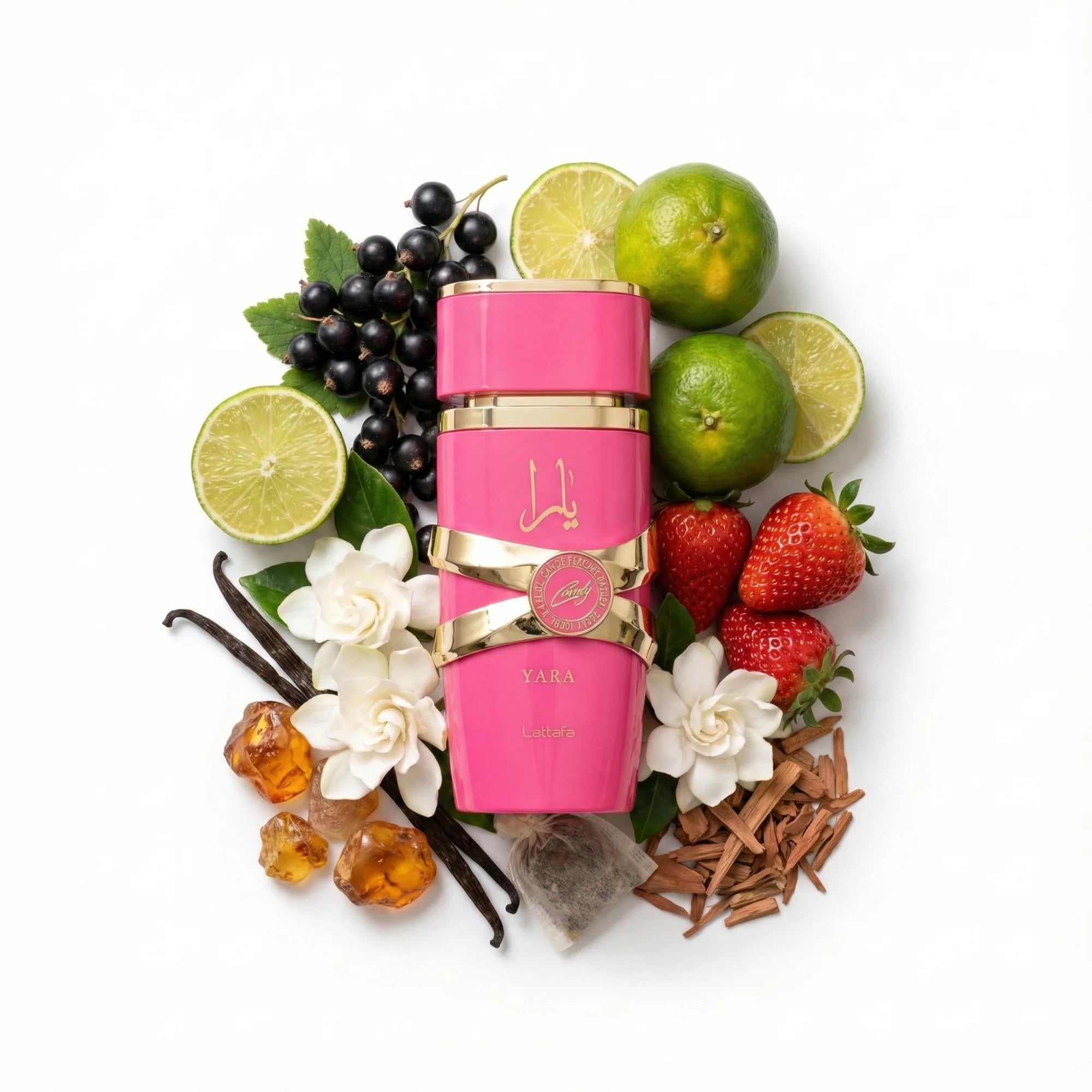 Yara_Candy_Lattafa_Eau_de_Parfum_Para_Mujer_Fondo_Blanco_Gardenia_Mandarina
