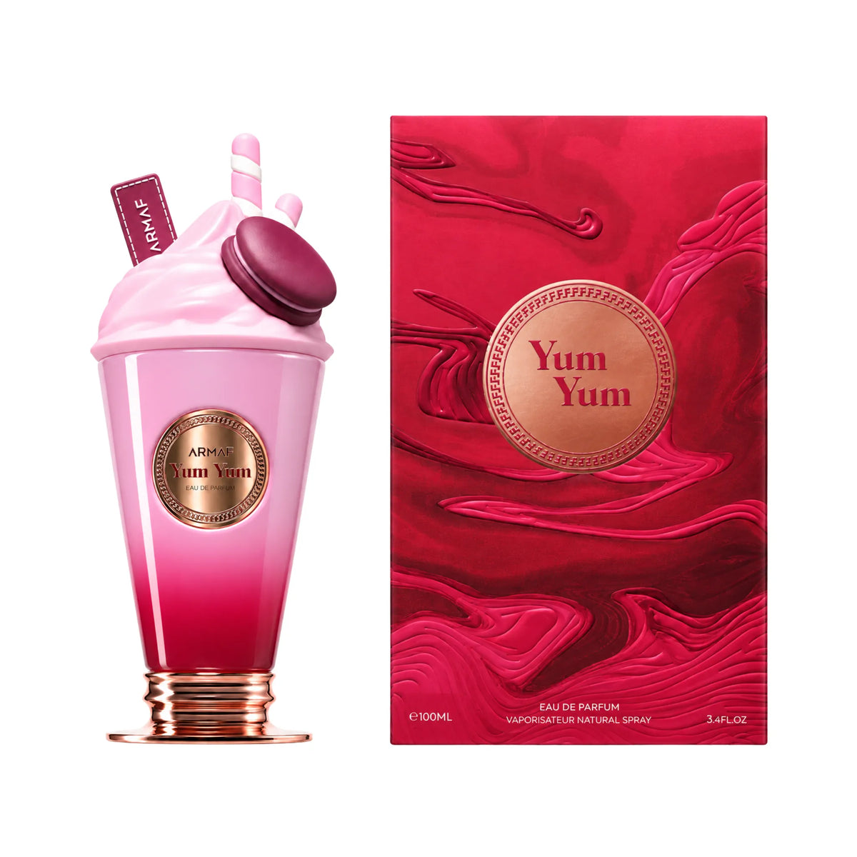Caja y botella de Yum Yum Armaf Eau de Parfum
