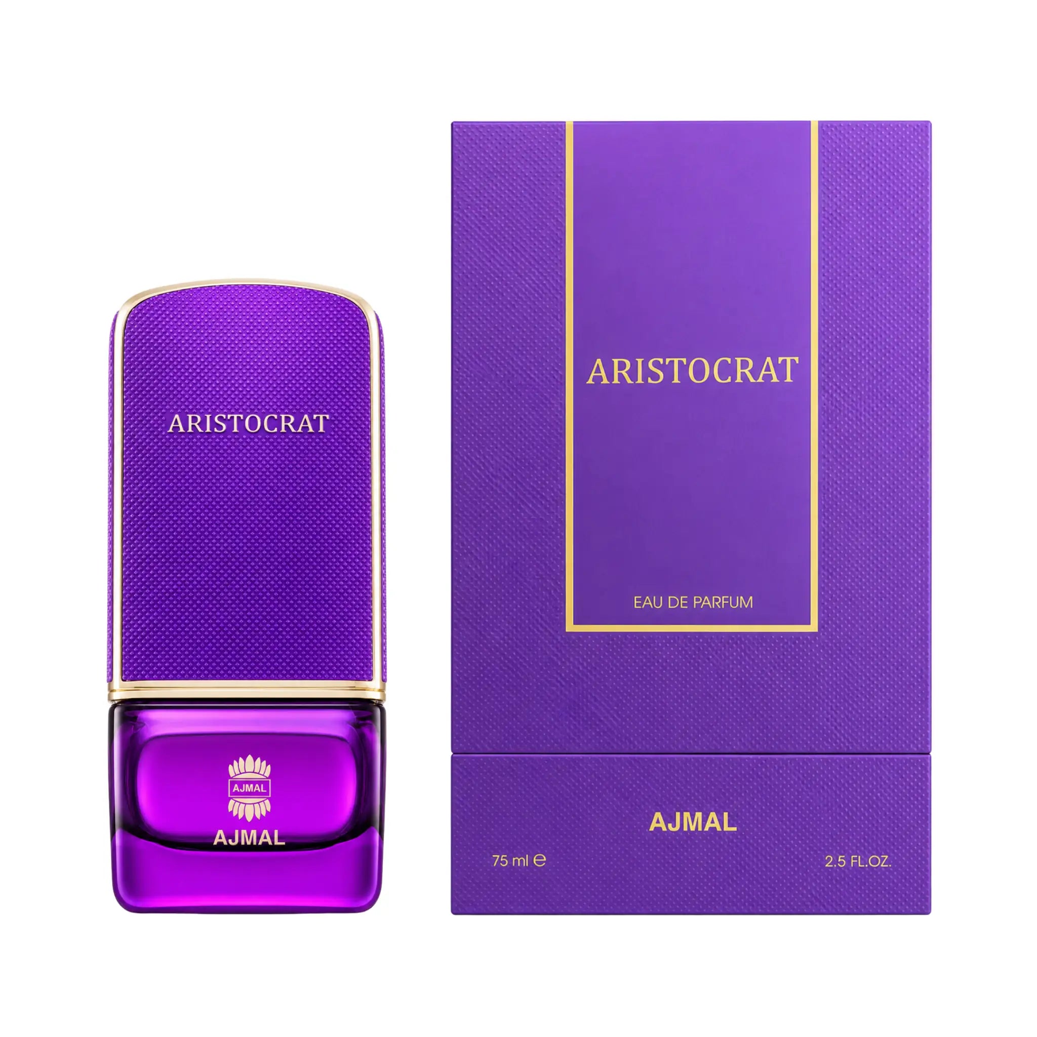 Frasco y caja de Aristocrat For Her Ajmal Eau de Parfum Mujer