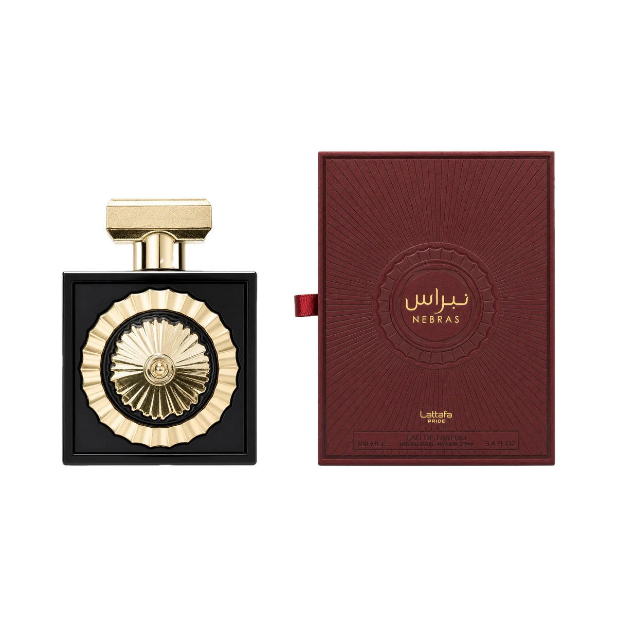 Frasco y caja de Nebras Lattafa Eau de Parfum Unisex