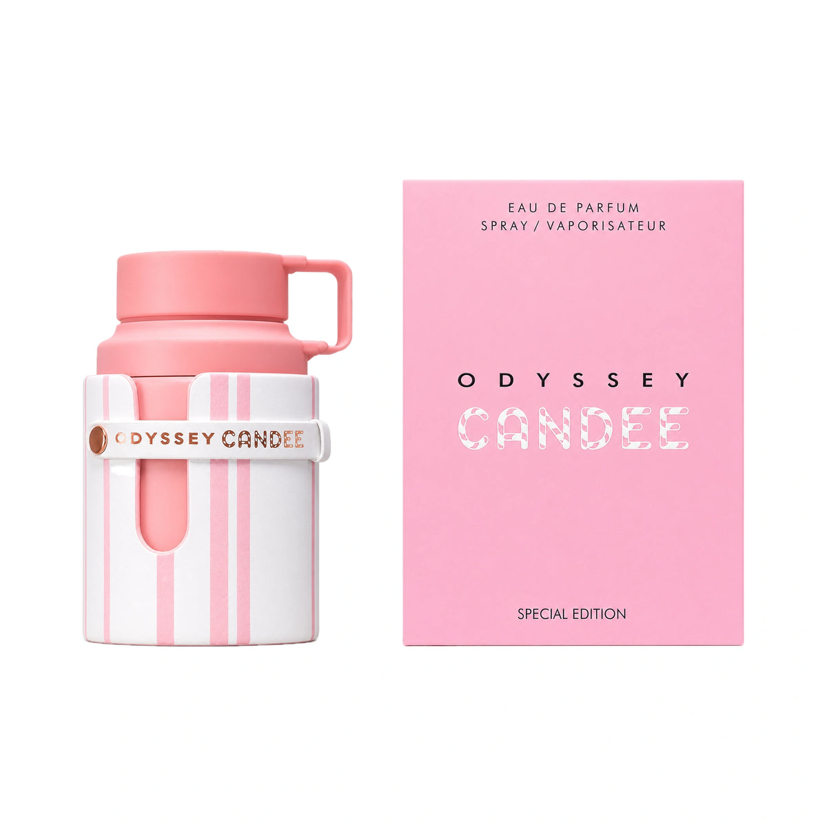Frasco y caja de Odyssey Candee Armaf Eau de Parfum Para Mujer