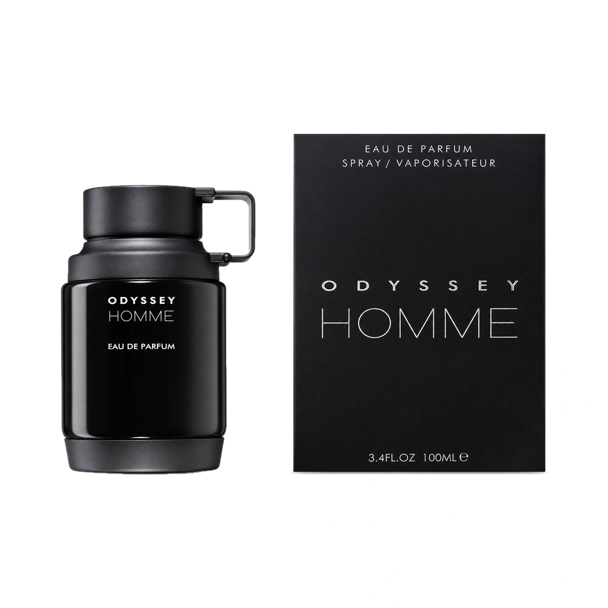 Frasco y caja del perfume Odyssey Homme Armaf Eau de Parfum Para Hombre